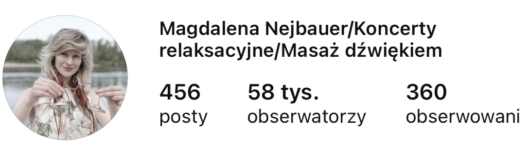 Profil na Instagramie dziś - 58 tysięcy obserwatorów